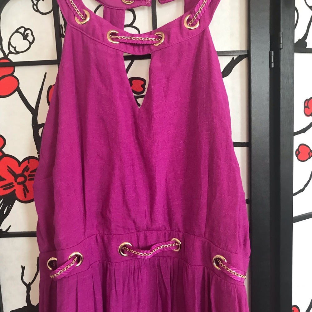 Thalia Sodi maxi halter dress.